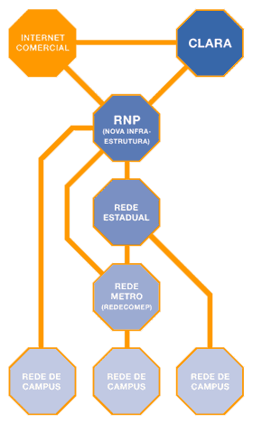 Hierarquia de composio das redes acadmicas